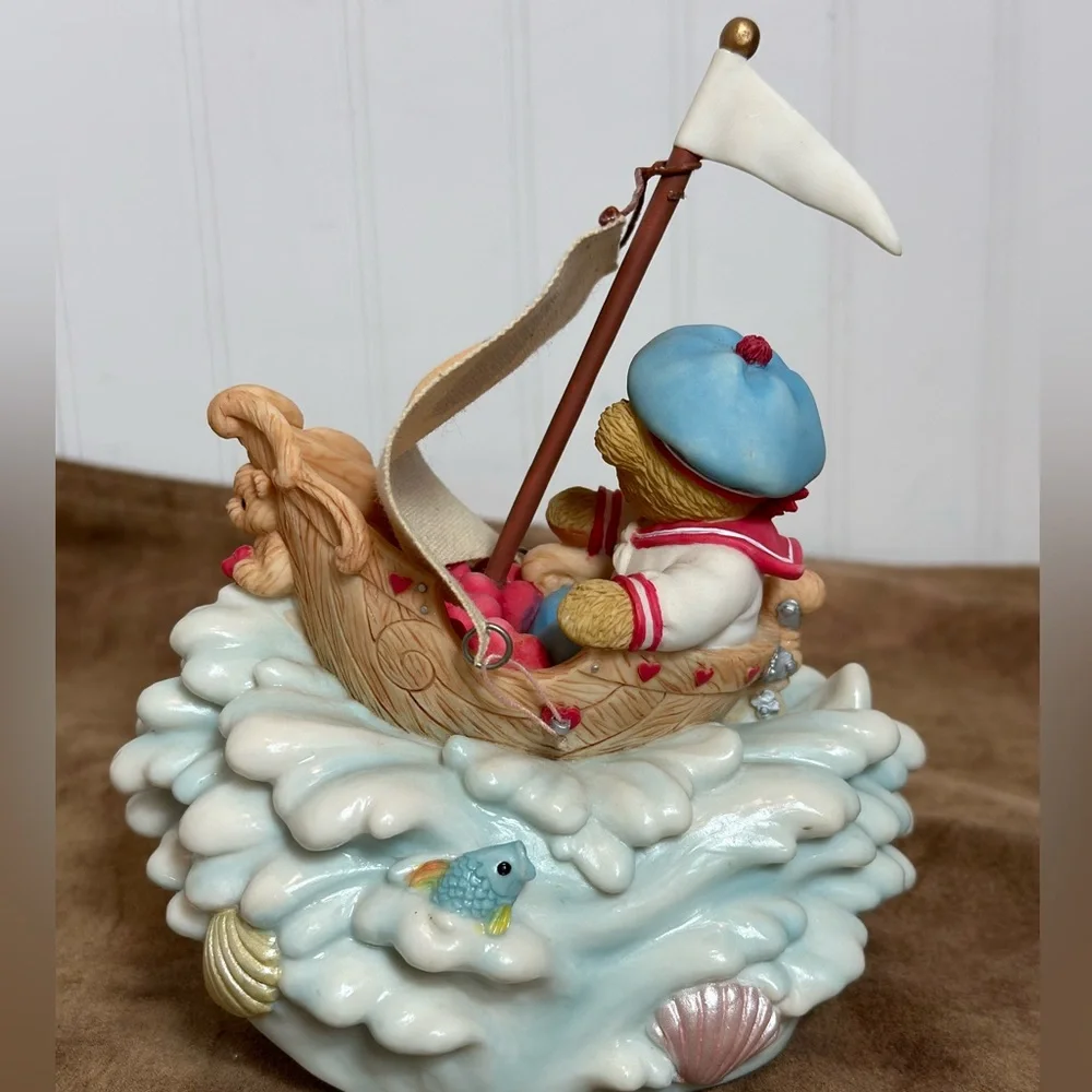 Cherished Teddies Rocking Musical Figurine. “Set Sail Toward New Adventures” - Picture 8 of 15